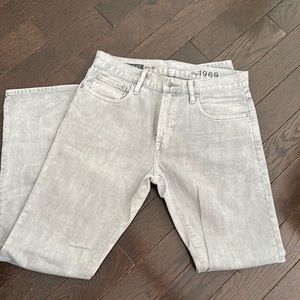 Gap 1969 gray straight fit jeans